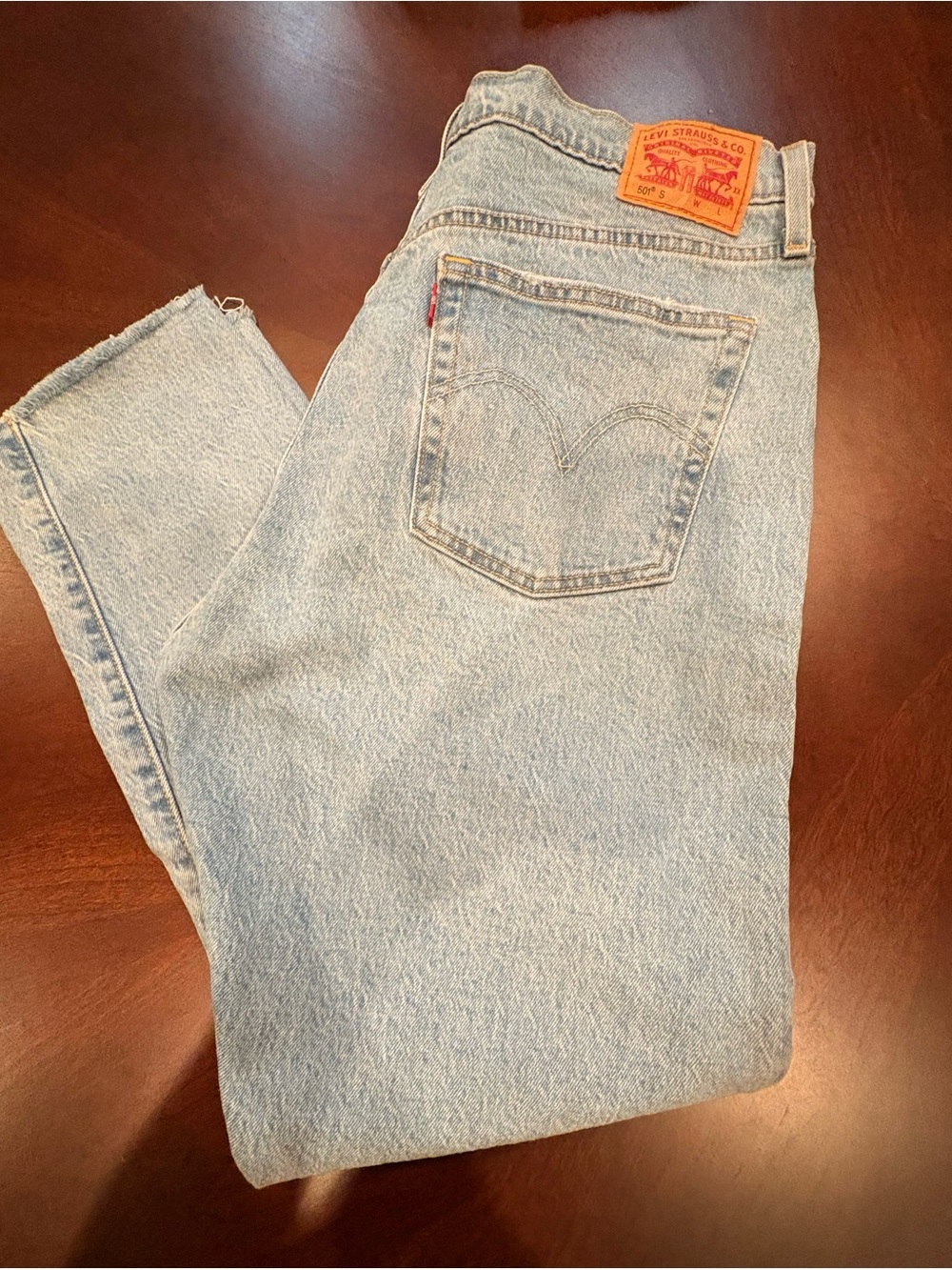 Levi's Women’s Light Wash Straight Leg Jeans